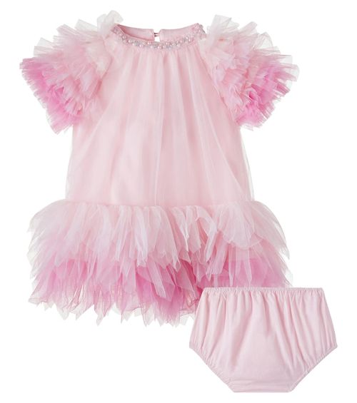 Baby Ocean Ember dress and bloomers set