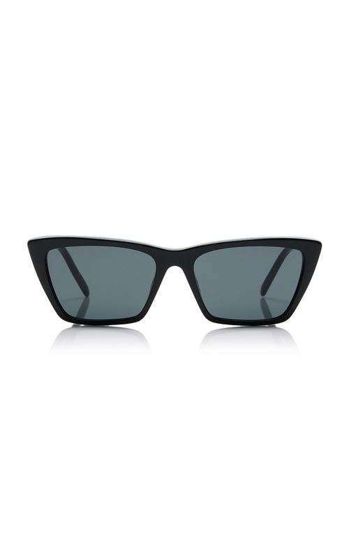 Mica Thin Cat-Eye Acetate Sunglasses