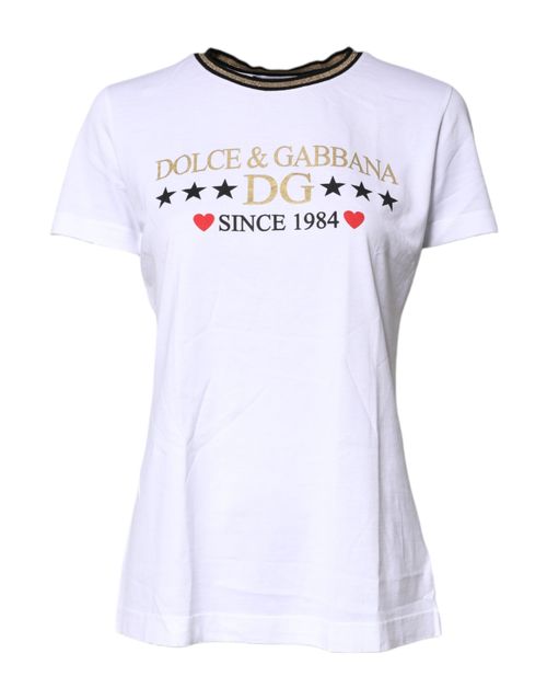 Logo-Printed Cotton T-shirt — White