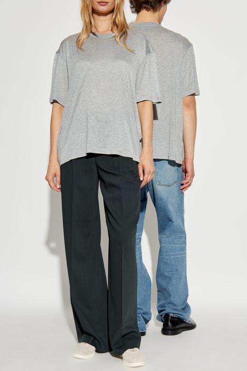T-shirt With Logo, Unisex, Grey