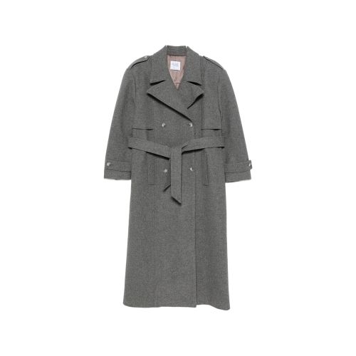 Double-breasted Belted Coat