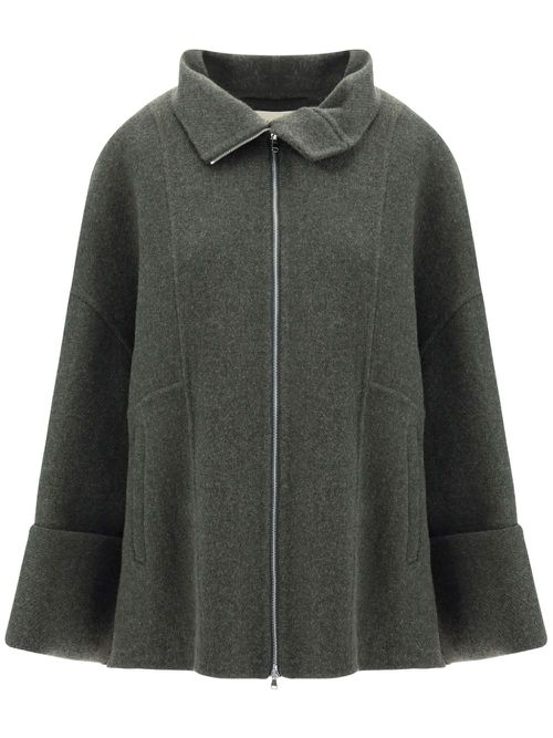 Knitted coat - Green