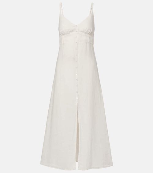 Janet linen midi dress