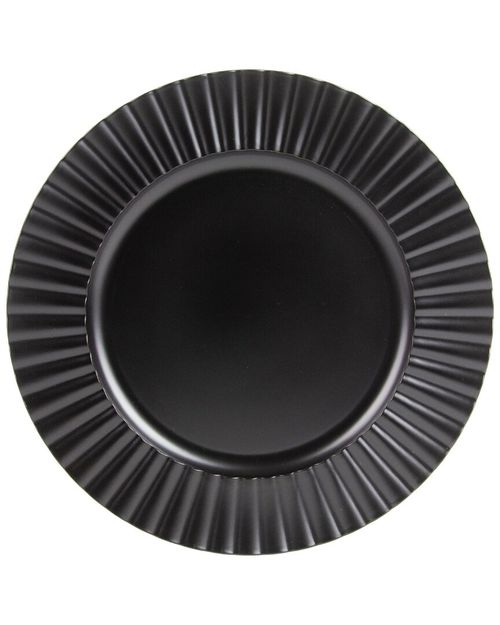 Set of 12 Matte Sunburst Lacquer Chargers