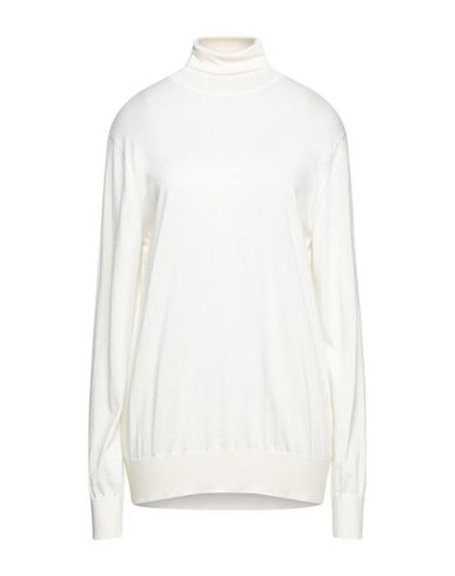 Woman Turtleneck Beige Size 10 Cashmere