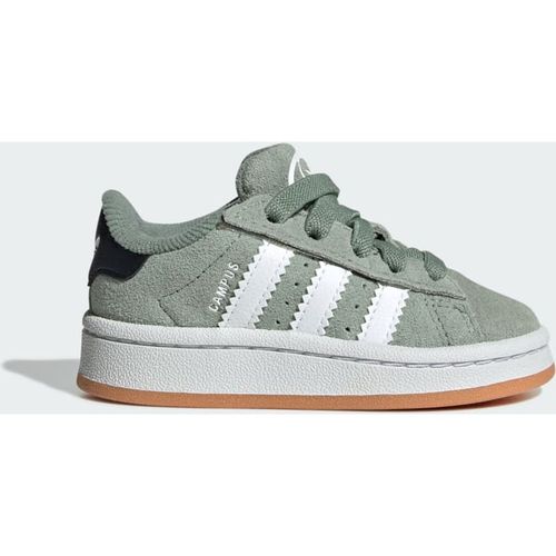 ADIDAS Originals Kids Unisex Campus 00s Comfort Closure Elastic Lace Shoes - Light Green Leather - .5 Infant