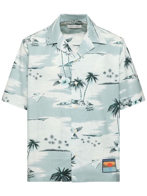 Printed Cotton Short Sleeve Shirt
