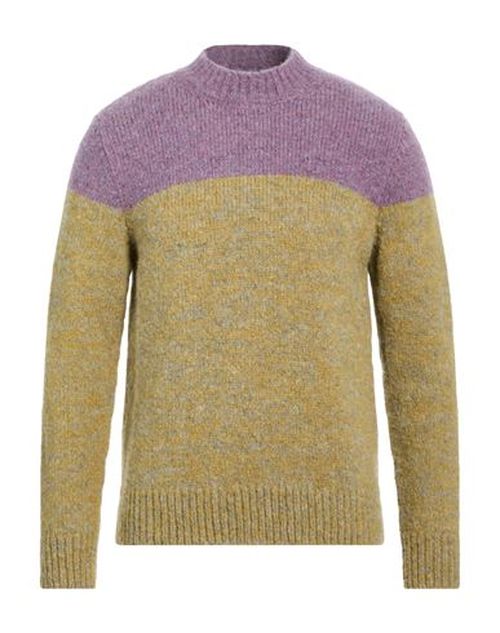 Man Sweater Khaki Size M Alpaca wool, Merino Wool, Polyamide