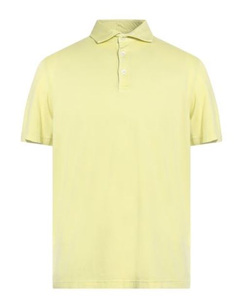 Man Polo shirt Lime green Size 40 Organic cotton