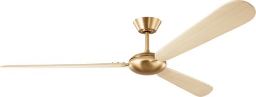 Burnished Brass 64" Ceiling Fan from the Pod Collection