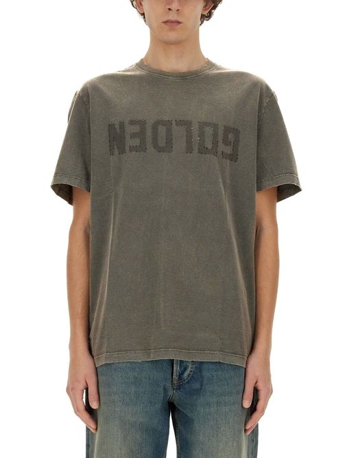 Distressed Crew Neck T-Shirt