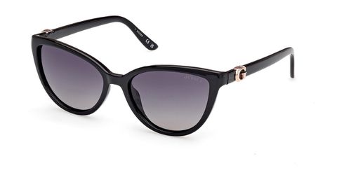 Guess GU00189 Polarized 01D Women’s Sunglasses Black Size 55