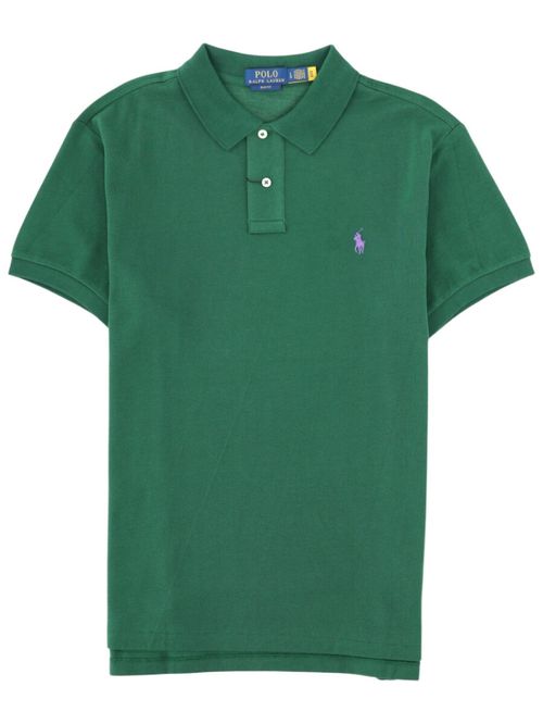 Green Shirt Collar Polo