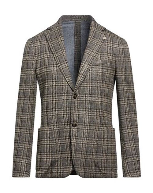 Man Blazer Beige Size 38 Viscose, Polyester, Elastane