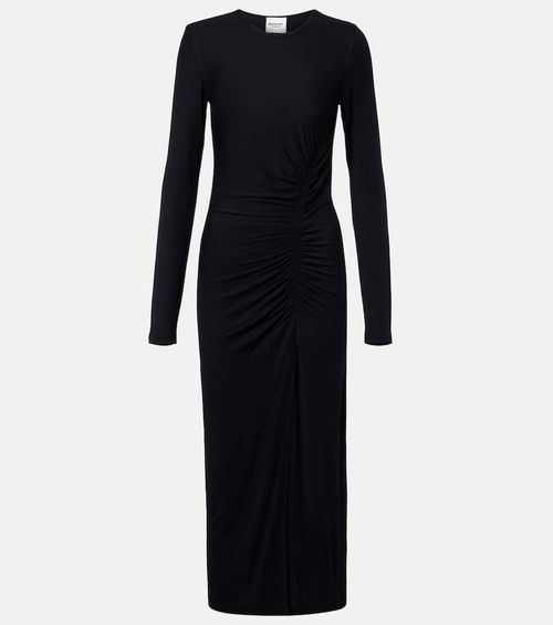 Jelina gathered jersey maxi dress