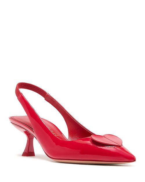 Women's Lover Slingback Kitten Heel Pumps