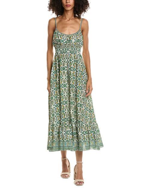 Double Spaghetti Strap Midi Dress