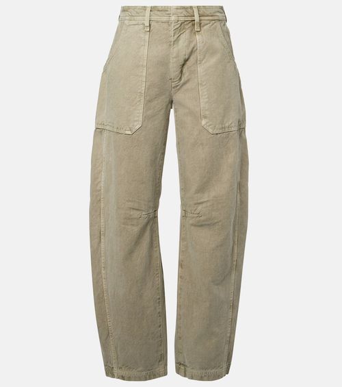 Rookie cotton barrel-leg cargo pants