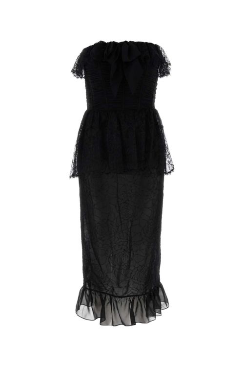 Silk Dress — Black