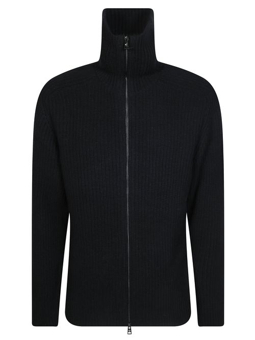 Men's Full-Zip Wool-Blend Sweater