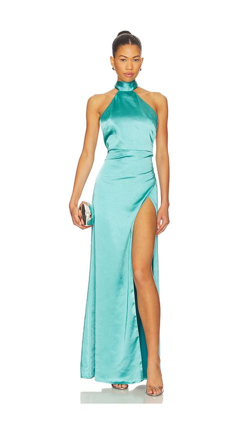 Sonya moda vestido boraca en color azul L también en M, S
