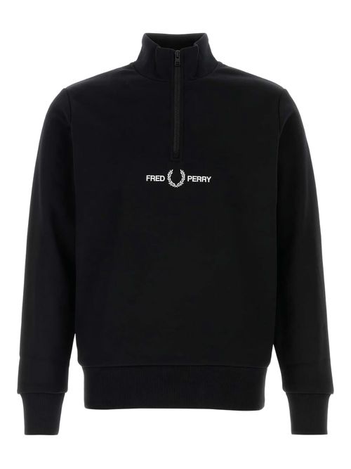 Fred Perry Double Graphic sweatshirt - Black
