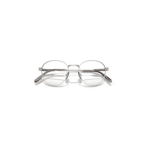 Ray-Ban David Titanium Optics Eyeglasses Silver Frame Clear Lenses Polarized 51-20