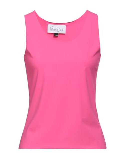 Virna Drò Woman Tank top Fuchsia Size 1 Polyamide, Elastane