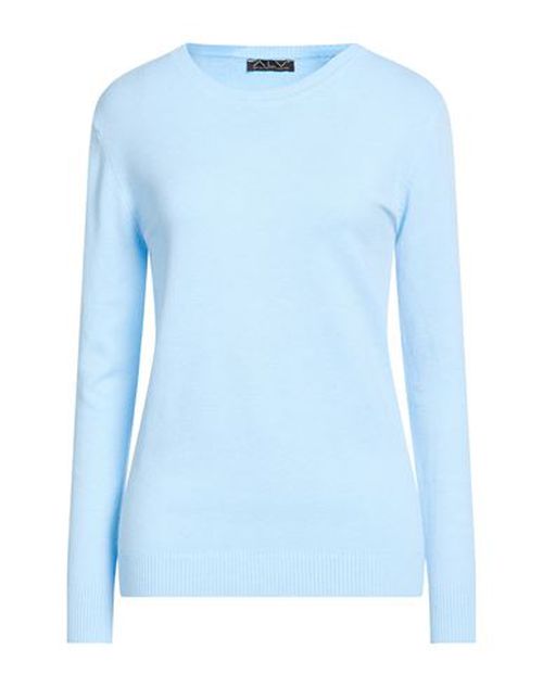 Woman Sweater Sky blue Size L/XL Viscose, Polyamide, Polyester