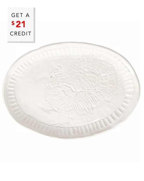 Pietra Tacchino Large Oval Platter With $21 Credit