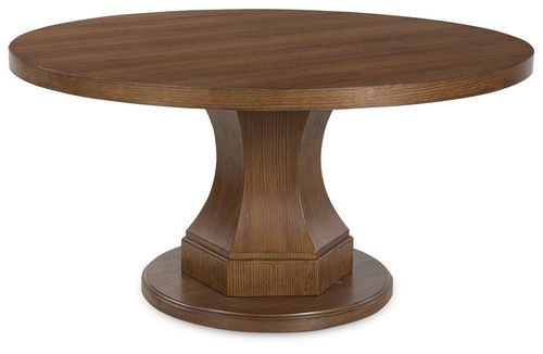 Jorlaina Round Dining Table, Brown