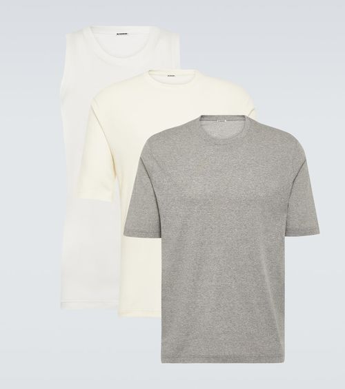 Set of 3 cotton jersey tops