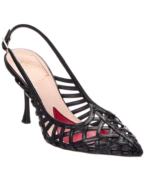 80 Leather Slingback Pump