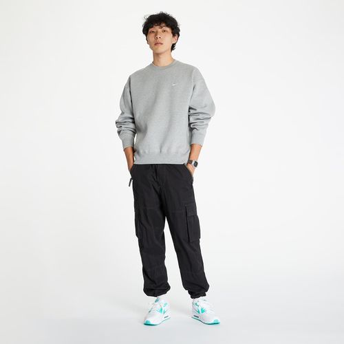 Sweatshirt Nike Nrg SoloSwoosh Crew Fleece Dk Grey Heather/ White