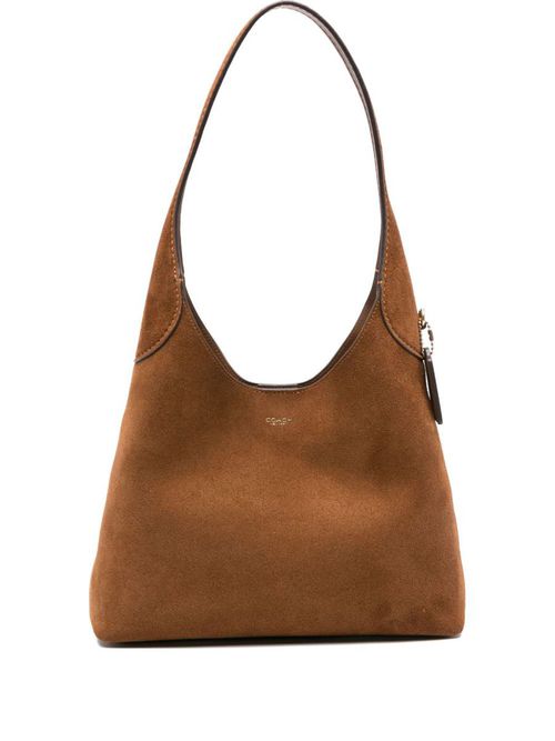 Brooklyn 28 Suede Leather Hobo Bag