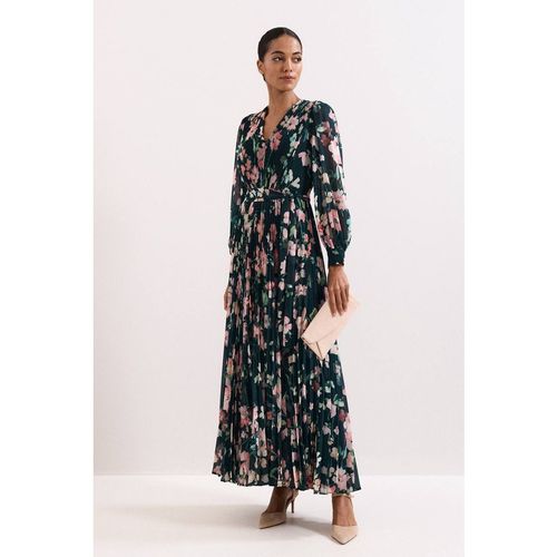 Phase Eight Women's Rosa V-Neck Floral Maxi Dress in Dark Navy