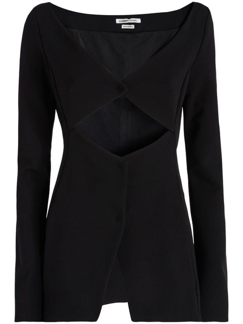 Cut-out blazer - Black