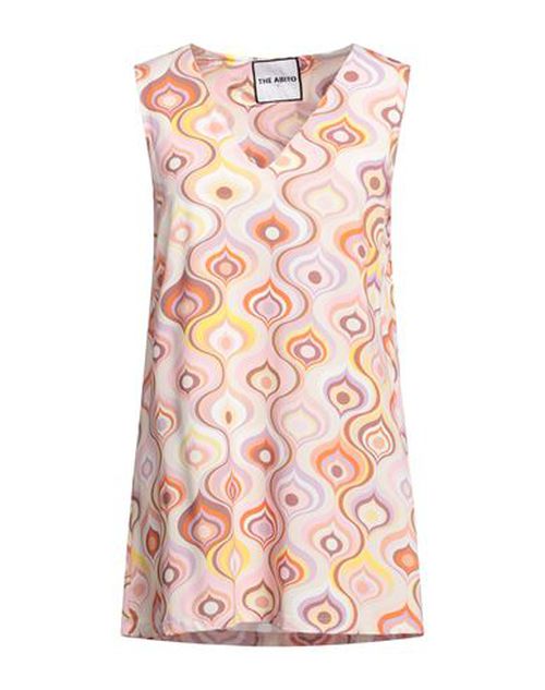 Woman Mini dress Ivory Size 10 Viscose, Elastane