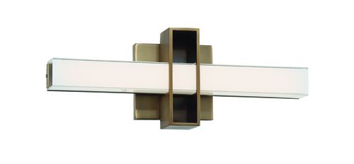 George Kovacs Major Bathroom Vanity Light in Aged Brass - P