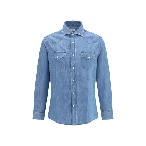 Lightweight Denim Shirt — Blue