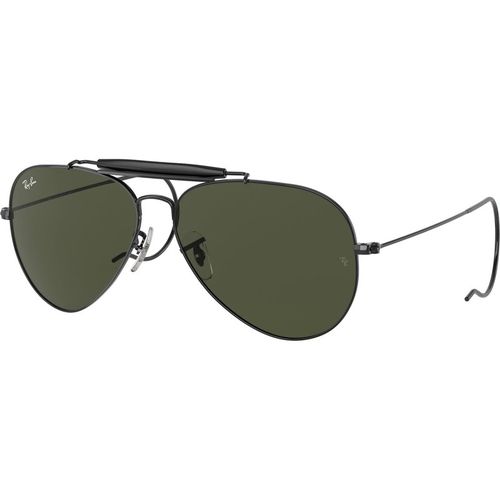 Ray - Ban Unisex Ray - Ban RB3030 OUTDOORSMAN I L9500 Sunglasses Metal Black G15 Pilot Norma