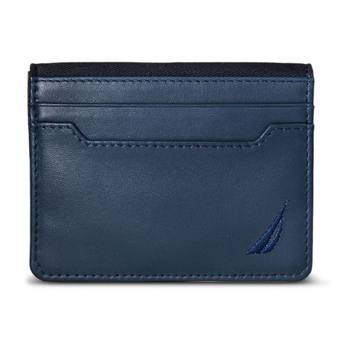 Mens Embossed Logo Card Case