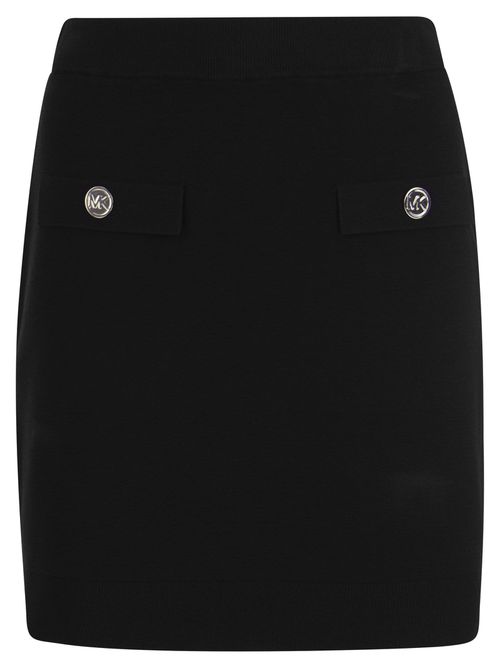 Mini Skirt With Buttons