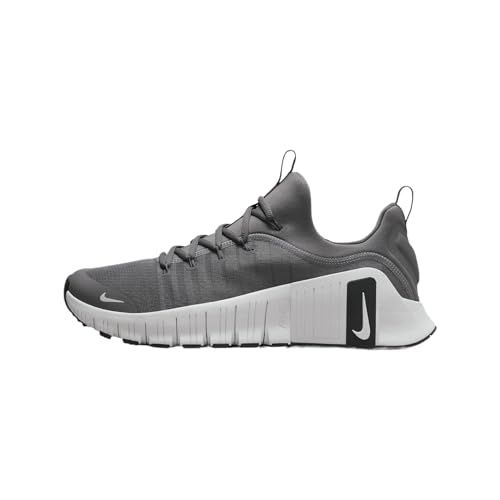 Nike Free Metcon 6 Men's Workout Shoes (HM3754-002, Gunsmoke/Black/White)