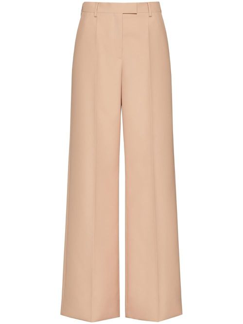 High-waist trousers - Neutrals