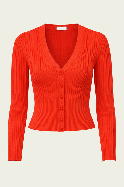 Ailany Cardigan in Lobster