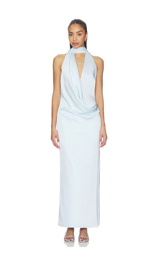 Lovers and Friends Faby Maxi Dress in Baby Blue. - M also in L, S, XL