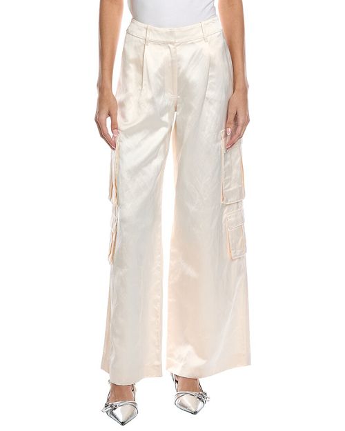 Satin Cargo Trouser