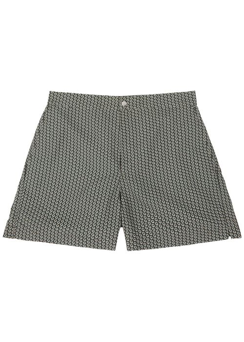 CHÉ 남성 Sintra Printed Shell Swim Shorts - Khaki 4190933