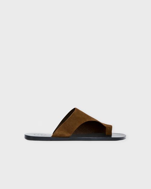ATP Atelier Sandals Rosa Cannella Suede Brown EUR